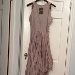 Vivienne Westwood Asymmetrical Rose Mauve Dress. NWT